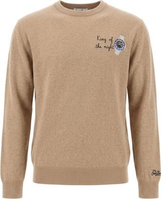MC2 Saint Barth Jersey Heron Light Embry con cuello redondo - Knitwear - Hombre - Marr&oacute;n - XL