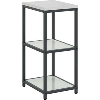 vidaXL Vidaxl - Estante De Almacenamiento De Cocina Plateado Acero Galvanizado