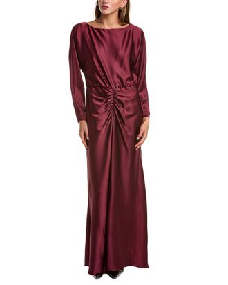 Julia Jordan Satin Maxi Dress