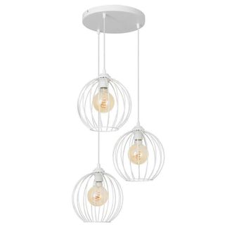 Netlighting Mercure Cluster Pendant Ceiling Light White 40cm