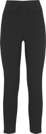Elisabetta Franchi Black Pants With Logoed Pants