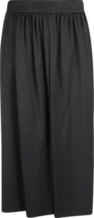 Moschino Zwarte Broek Pantalone - Dames - Midirokken - Zwart - L - Rokken