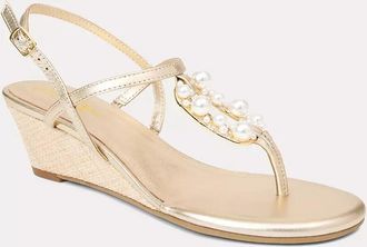 Lilly Pulitzer Good As Gold Embellished Wedge