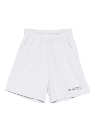 Sporty & Rich Run Club Gym shorts - Grey