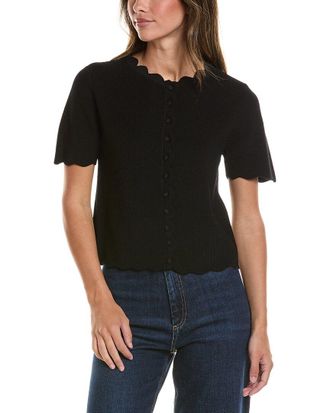 CeCe by Cynthia Steffe Cece Scallop Edge Top