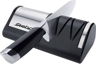 Steba KS1 290100 Affilacoltelli Nero, Argento