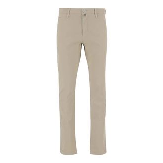 Jacob Cohen Chinos, male, Beige, Size: W31 Stretch Cotton Blend Trousers