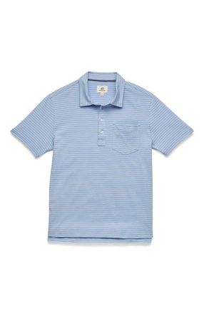 Surfside Supply Co. Michael Stripe Polo in Forever Blue Stripe at Nordstrom, Size Medium