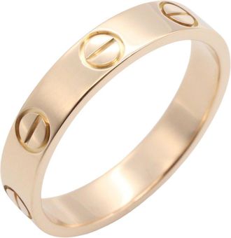 Cartier Gold Pink Gold (18K) Band Ring (Pre-Owned)