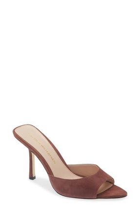 Stuart Weitzman Lexington Mule 85 in Brownstone at Nordstrom, Size 10.5