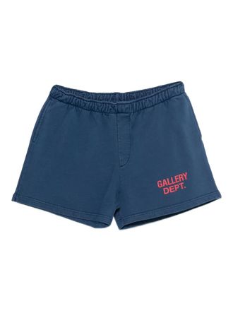 Gallery Dept. x Josu&eacute; Thomas drawstring-fastening logo track shorts - Blu