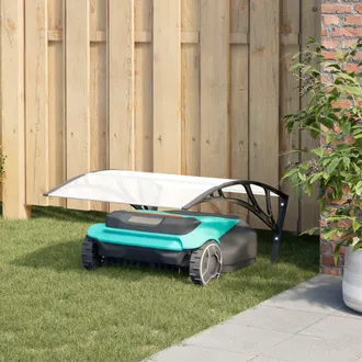 vidaXL Garage Per Robot Tosaerba Nero 80x101x46 Cm - Vidaxl