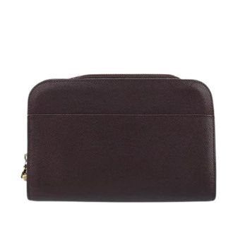 Louis Vuitton Pre-owned Clutches, female, Brown, Size: ONE SIZE Pre-owned Vintage Taiga Leather Clutch