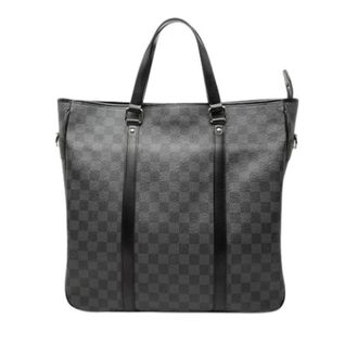 Louis Vuitton Pre-owned Tadao Tote - Heren - Pre-owned - Zwart - Maat: ONE Size Leer