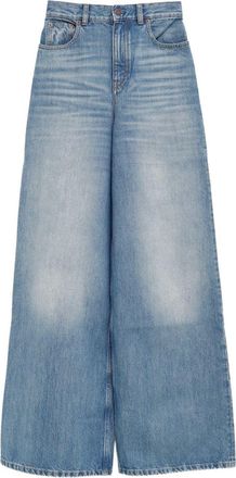 Chloé Wide-Leg Denim Jeans-Donna