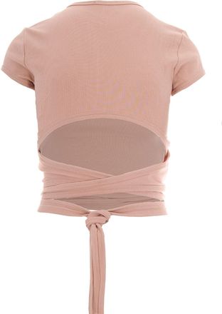 Diesel Womens T-Shirt T Bunny S1 Rose Cotton T-Shirts & Jerseys