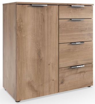 Wimex Kombikommode »Level by fresh to go« 1-türig, mit 4 Schubladen und soft-close Funktion, 84cm breit