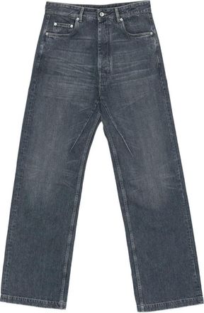 Rick Owens Denim broek met vijf zakken ontwerp - Heren - Regular Fit Jeans - Grijs - W33 - Denim - Jeans