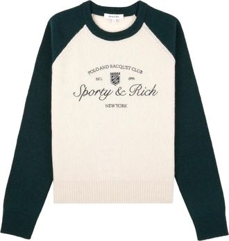 Sporty & Rich Maglione con ricamo - Toni neutri