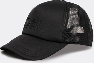 Barbour Heli Trucker Mens Cap - Black - One Size
