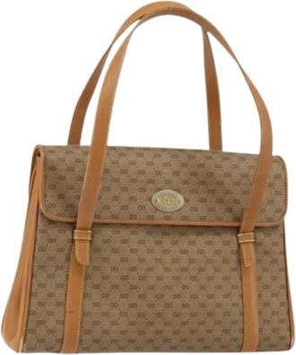 Gucci Pre-owned Plastic Handbag - Dames - Vintage Handtas - Beige - ONE Size - Vintage