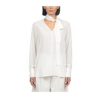 Max Mara Mujer, Blusas y Camisas, Blanco, Talla: L