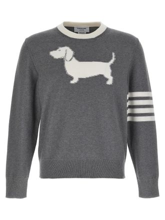 Thom Browne Mens 4-Bar Hector Sweater