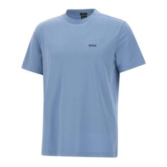 HUGO BOSS Hugo, T-Shirts, male, Blue, Size: 2XL Tee T-shirt