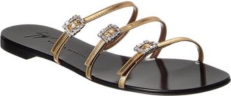 Giuseppe Zanotti Roll Leather Sandal