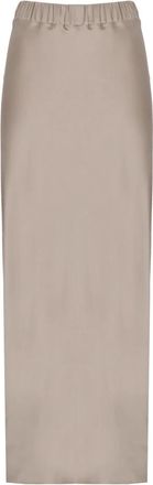 D.exterior Gonna midi con vita elastica - - Skirts - Donna - Beige - M