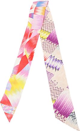 Herm&egrave;s Tweedekans Ex Libris Kyoto Marmeren Zijden Twilly Sjaal