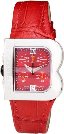 Laura Biagiotti Leather Dress Womens Watch