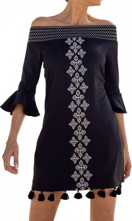 Cabana Life Essential Coverluxe Smocked Dress In Black