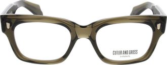 Cutler and Gross Accessoires, unisex, Groen, ONE Size, Optisch Montuur