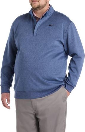 Reebok Big & Tall 1/4-Zip Performance Pullover in Batik Blue at Nordstrom, Size 3X Big