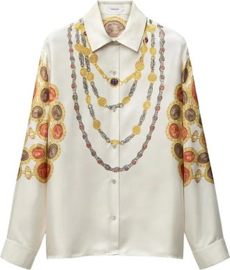 Versace Donna, Camicette, Bianco, M, new