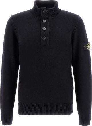 Stone Island Turtleneck Trui - Heren - Coltruien - Blauw - S - Wol - Truien & Vesten