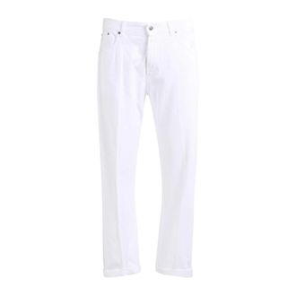 Dondup Straight Jeans, male, White, Size: W30 Loose Ervin 10 oz