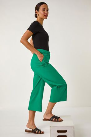 Roman Cotton Culotte Trousers