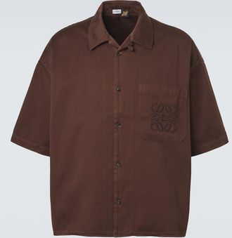 Loewe Paulas Ibiza Anagram cotton-blend shirt