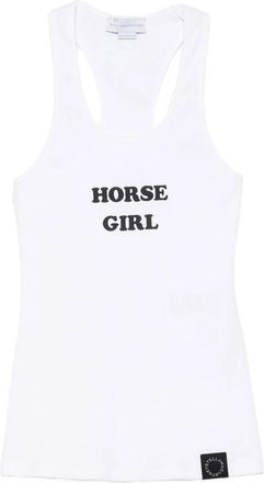 Stella McCartney White Scoop Neck Top