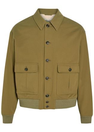 Valstar Colin Padded Twill Bomber Jacket - Khaki - 54 (UK44 / Xxl)