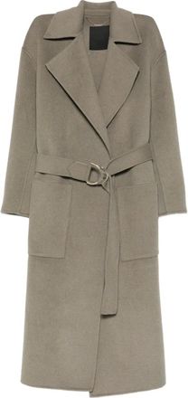Liu Jo wool blend single breasted coat - Grey