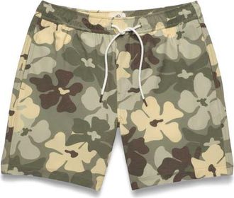Surfside Supply Co. Jimmy 6.5 Hawaiian Volley in Camo Flower at Nordstrom, Size Xx-Large