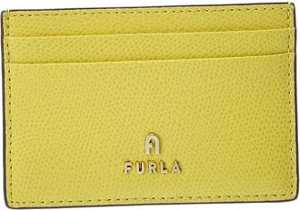 Furla Camelia Leather Card Case