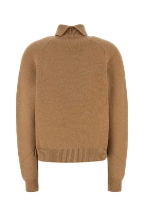 Fendi Fzxc46asjj F0f9j Biscuit Exterior: Cashmere Nylon Maglieria Sweater