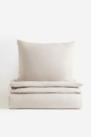 H&M Bettw&auml;sche f&uuml;r Einzelbetten - Helles Greige