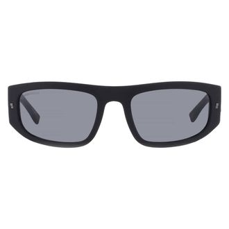 Dsquared2 Grey Rectangular Mens Sunglasses ICON 0016/S 0003/IR 57