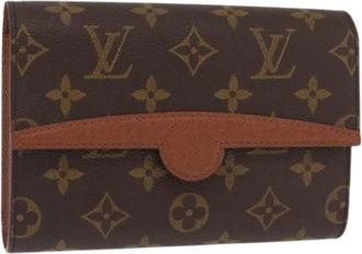 Louis Vuitton Pre-owned Canvas Portemonnee - Dames - Vintage Accessoires - Bruin - ONE Size - Vintage