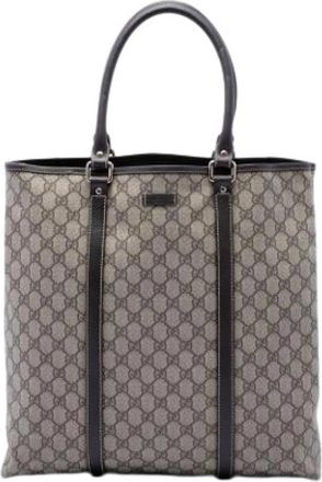 Gucci Pre-owned Vintage Tote Bag - Dames - Vintage Shopper - Beige - ONE Size - Vintage